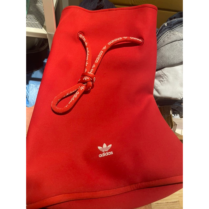 ［二手］ 1019 76 S6 ADIDAS SEASACK BACKPACK 紅 休閒 運動 時尚 束口袋 後背包