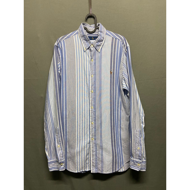 Polo Ralph Lauren Stripe L/S Shirt 經典 藍白 條紋襯衫 長袖襯衫 日系Cityboy