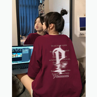 【林木木】100%純棉 女生衣服 夏天衣服 短袖上衣 衣服 短袖 t恤 oversize t恤 ins 風 純棉 t恤