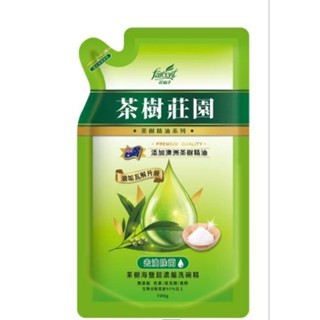 茶樹莊園 茶樹海鹽超濃縮洗碗精補充包700g