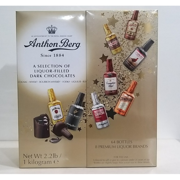 熊旺の小舖~COSTCO 好市多代購  Anthon Berg 烈酒巧克力禮盒1公斤 (有效期限2024.11.02)