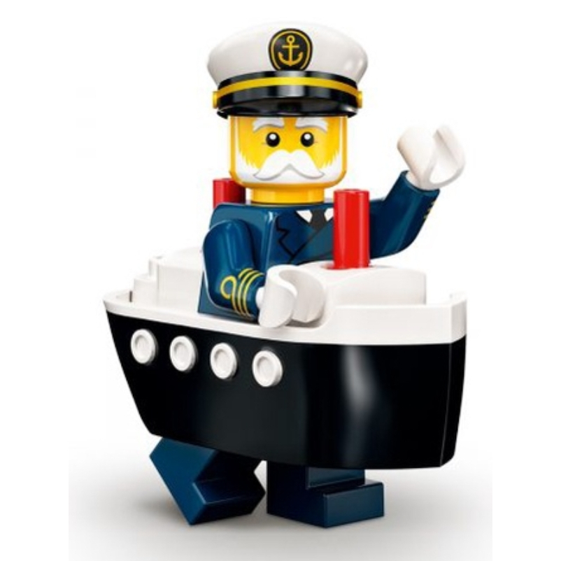 全新未組 人偶 LEGO 71034 第23代 船長 抽抽包  71037.樂高人偶-24代 機械勇士
