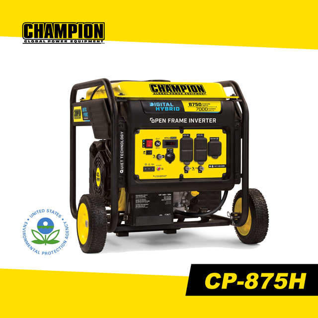 【謙品】現貨免運 CP-875H 8750W 變頻汽油發電機 (CPE臺灣總代理)