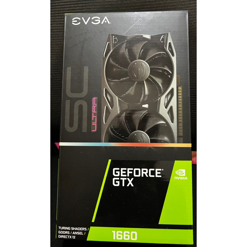 ♦️卡況極新♦️EVGA GTX1660 SC ULTRA GAMING//保固至2027年3月/非礦卡