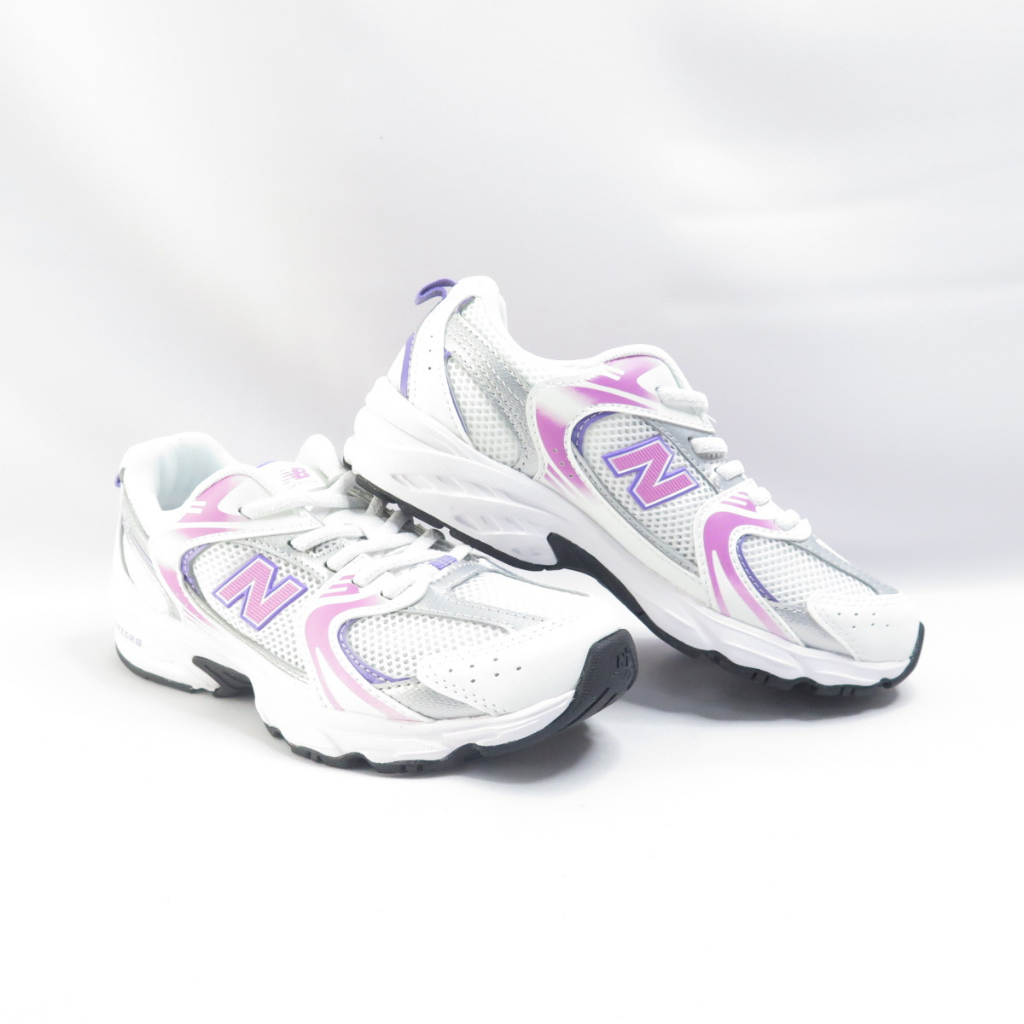 New Balance 530 中童 復古 休閒鞋 寬楦 PZ530AG 白銀x紫【iSport】