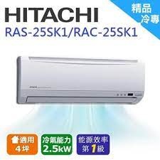 中和實體店面 HITACHI日立 3-4坪變頻冷專精品系列分離式冷氣 RAC25SK1/RAS25SK1 先問貨況 再下