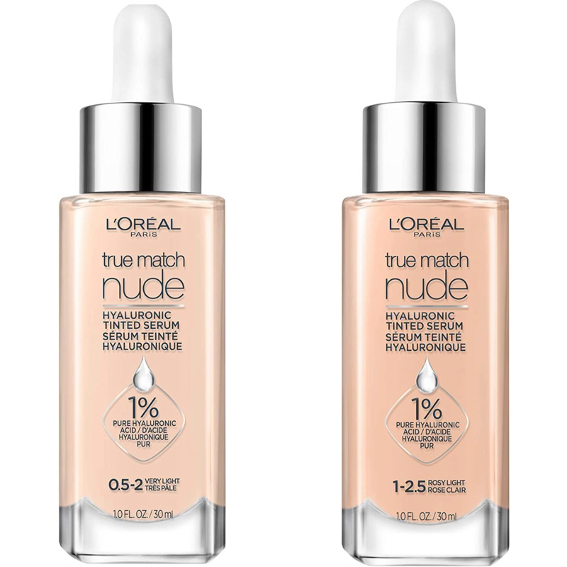 ［🈶️現貨當天出］L’Oréal Nude Tinted Serum超輕盈裸妝粉底液玻尿酸粉底液🔥Dr.Grace推薦