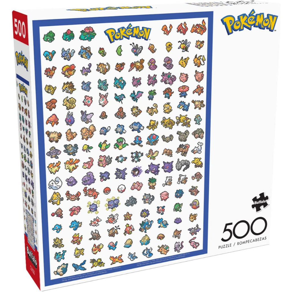 Puzzle Pokedex Pokemon 500 pieces - Ravensburger 147816 Puzzles