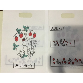 全新AUDREY 草莓花束餅乾手提袋 提袋
