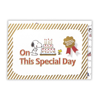 《現貨》日本Snoopy立體生日卡片.史努比生日賀卡