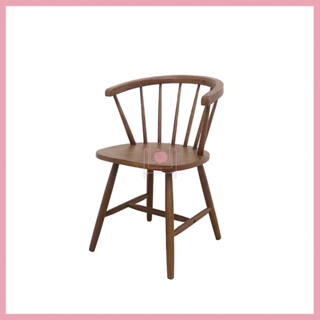 【台灣賣家/組裝出貨】文森 實木餐椅 椅子 休閒椅 胡桃色 (947-7)【AT-HOME】