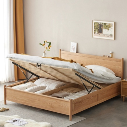 聖羅莎系列 實木掀床 床架 掀床 置物床架 收納床底 床組 雙人床 臥室床 臥房系列 SLS-A1017 橙家居家具