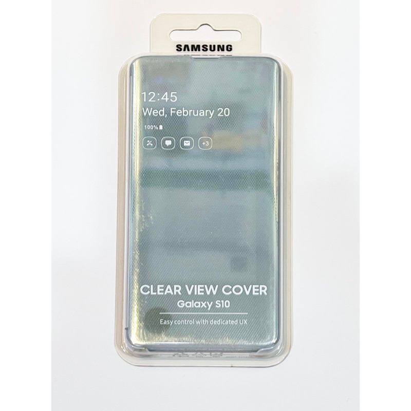 神腦 SAMSUNG 三星 Galaxy S10 CLEAR VIEW COVER 全透視 感應皮套