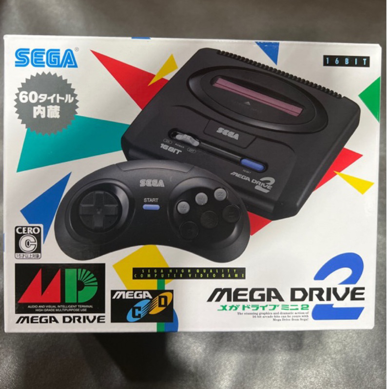 激動的巨人 現貨 日版 數量稀少 SEGA MEGA DRIVE MD mini2 迷你 主機 內含60個遊戲 全新品