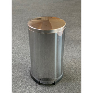 【BinKing 免運快速出貨】50L 臺灣製造 不鏽鋼垃圾桶 垃圾桶 腳踏垃圾桶 廚房垃圾桶 有蓋垃圾桶 圓形 高階