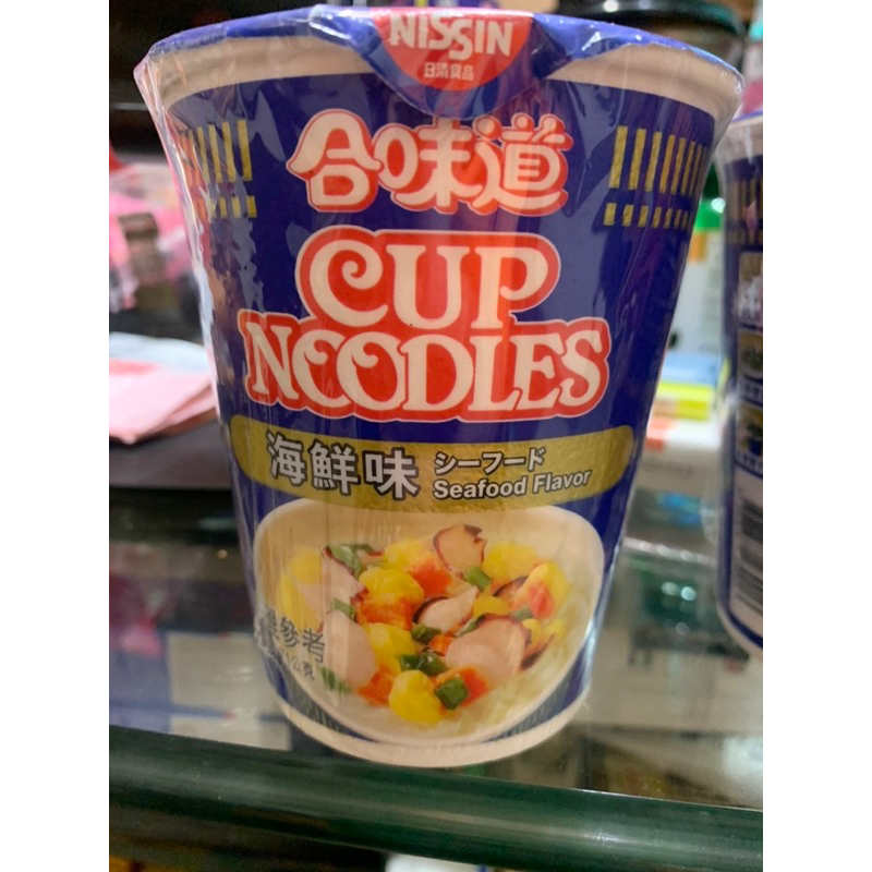 日清 合味道海鮮味 杯麵 海鮮味 整箱出售12入（蝦皮最低價）