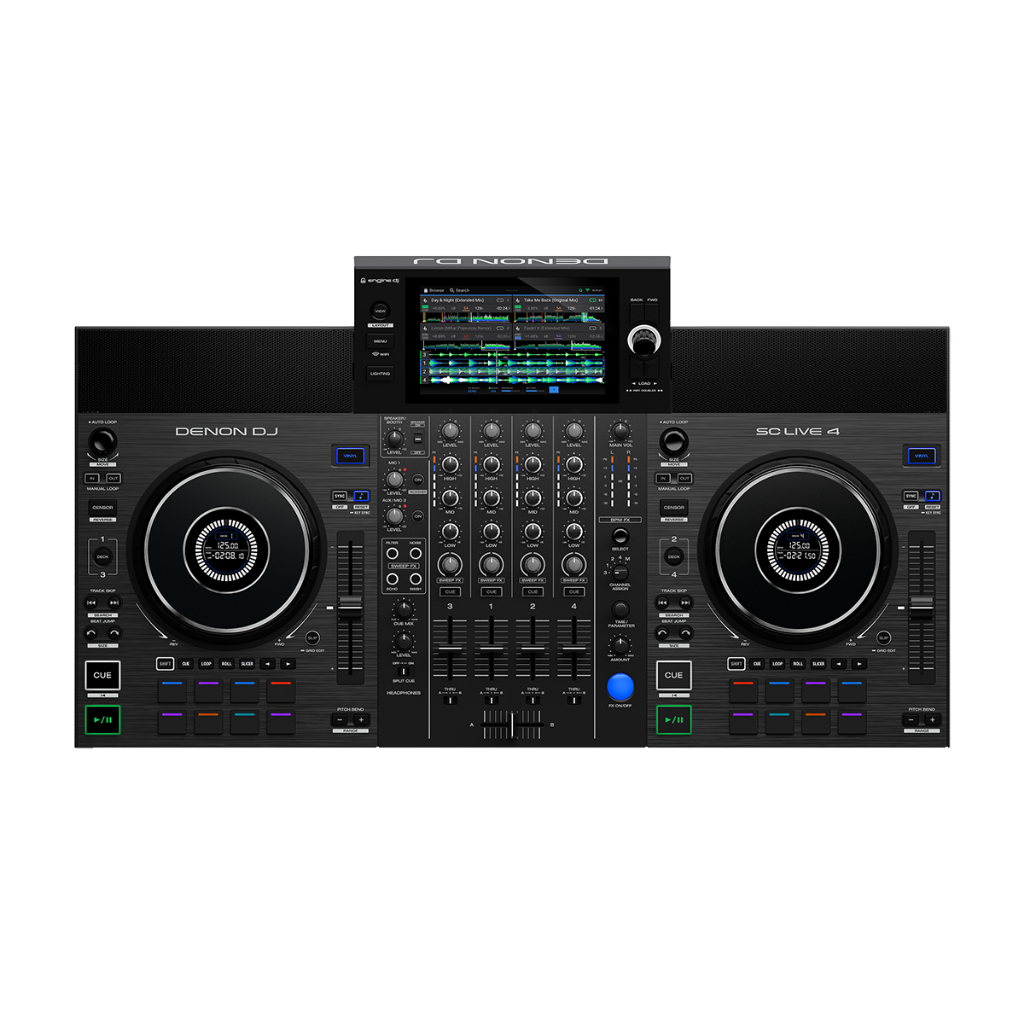 【DJ CAT】公司貨/免電腦 Denon DJ SC LIVE 4 『真』四軌獨立DJ系統。取代 RR / RX3