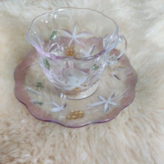 SOGA日本浮雕花茶杯