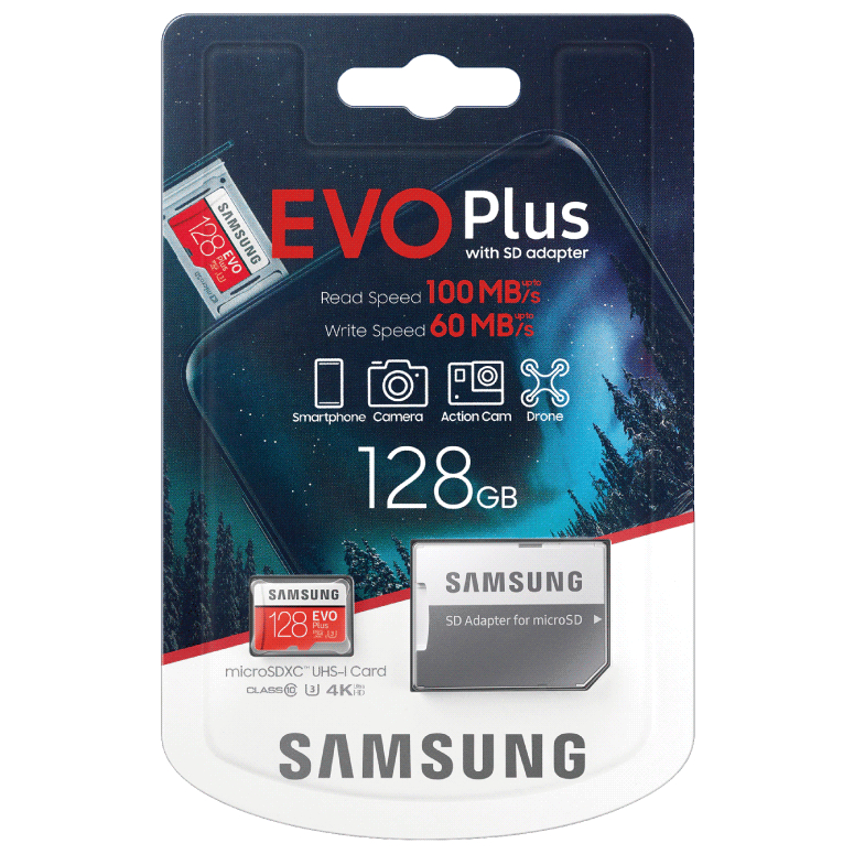 【全新品】SAMSUNG 三星 EVO Plus microSDXC 128G U3 記憶卡