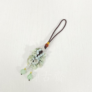 【御古齋】精選 天然 緬甸玉 A貨翡翠 圓滿玉扣 歲歲平安 吊飾 車掛 吊件 出入平安 質優細膩 透光美 0720