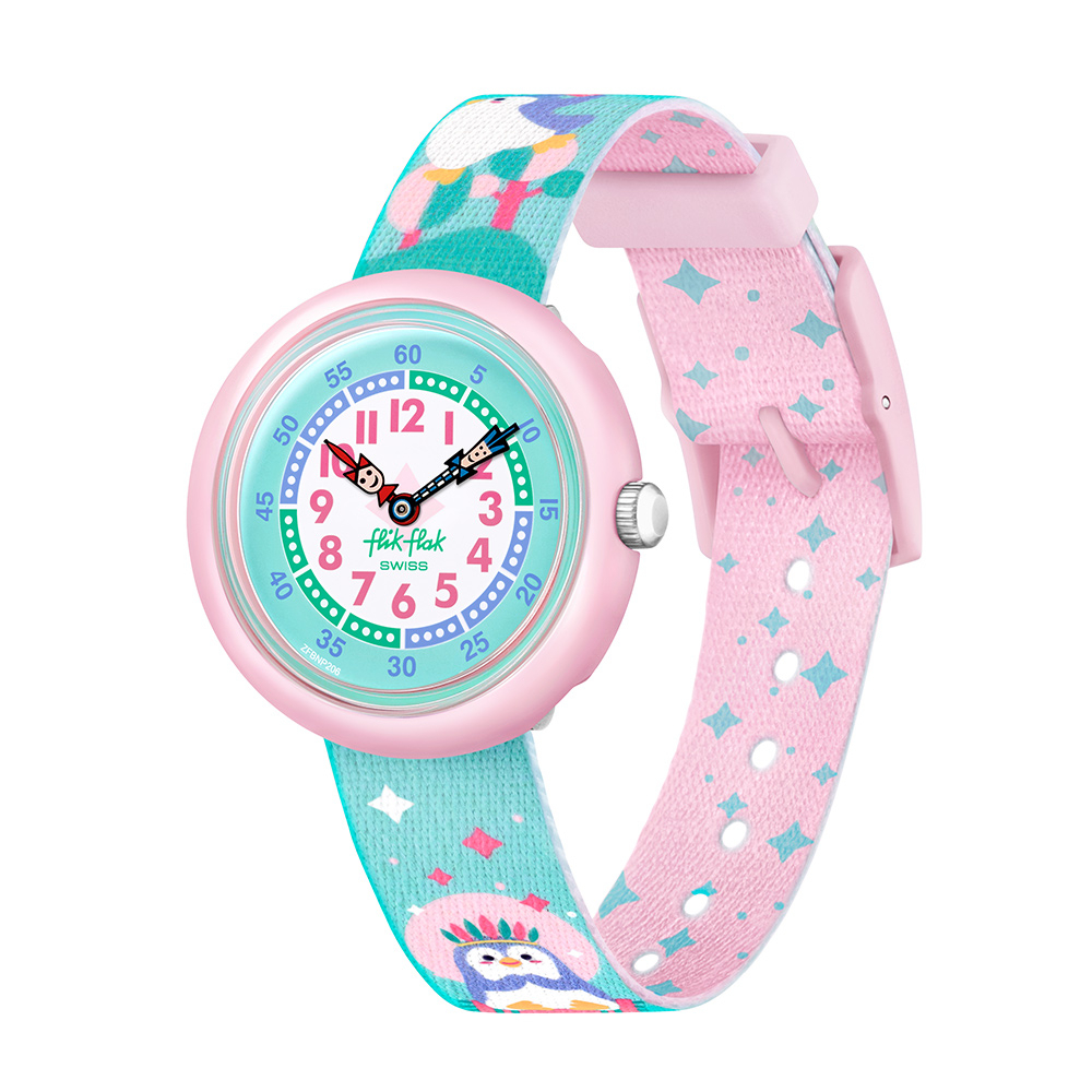 【FlikFlak】兒童手錶 冥想企鵝 PINGUINS (31.85mm) 瑞士錶 兒童錶 FBNP206