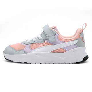 PUMA Trinity AC+PS 魔鬼氈 運動鞋 中童 粉灰 R8956 (39083904)