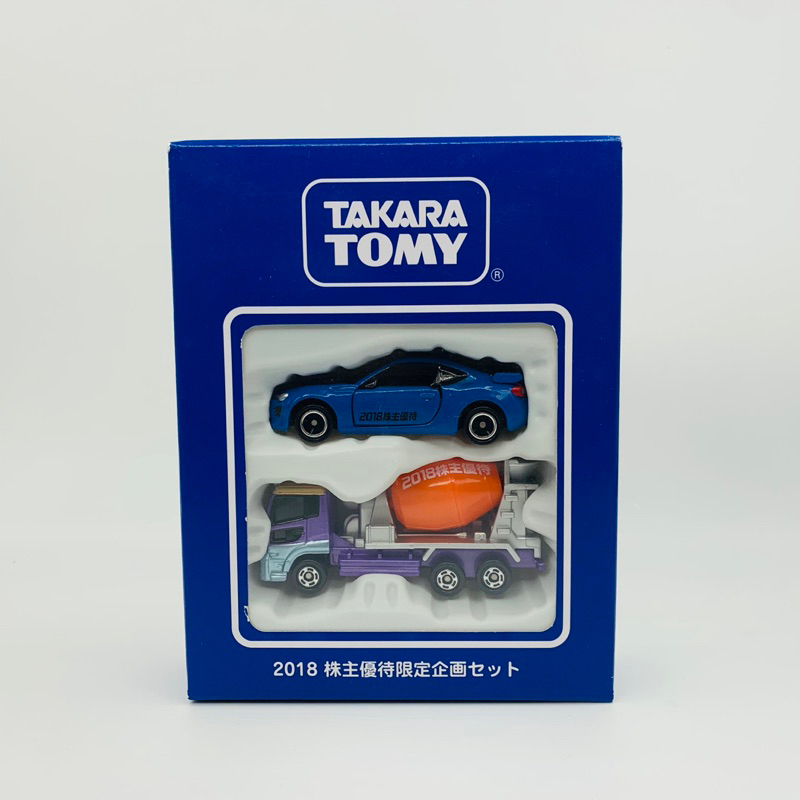 Tomica 2018 股東大會贈品 TOYOTA 86 &amp; 日產 水泥車