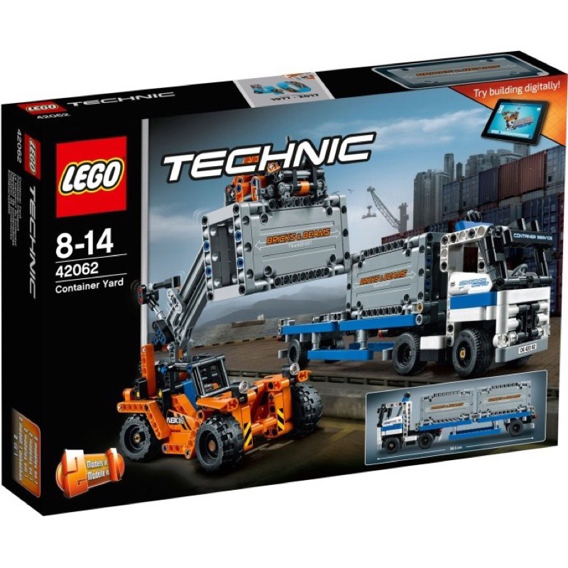 LEGO 42062 TECHNIC 正版 樂高 絕版 稀有 收藏 科技系列 貨櫃大卡車 全新未拆 盒況良好 台中可面交