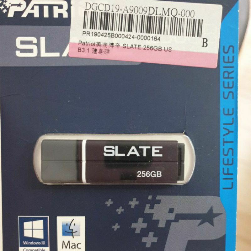 含運Patriot美商博帝 SLATE 256GB B3.1隨身碟