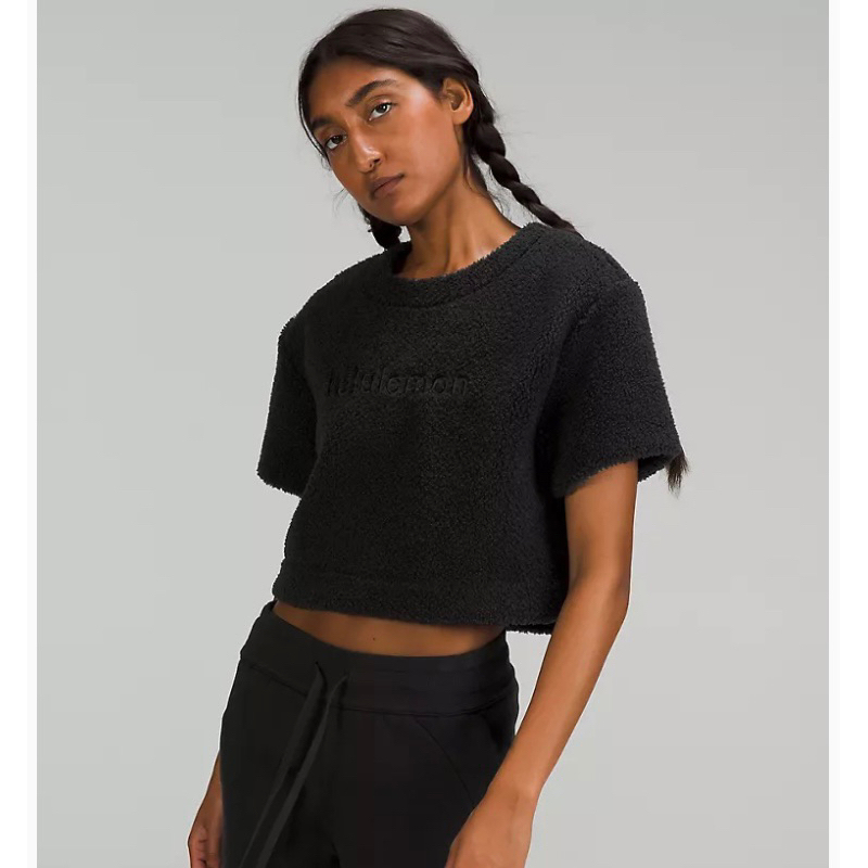 美國帶回 現貨在台Lululemon 毛絨logo上衣