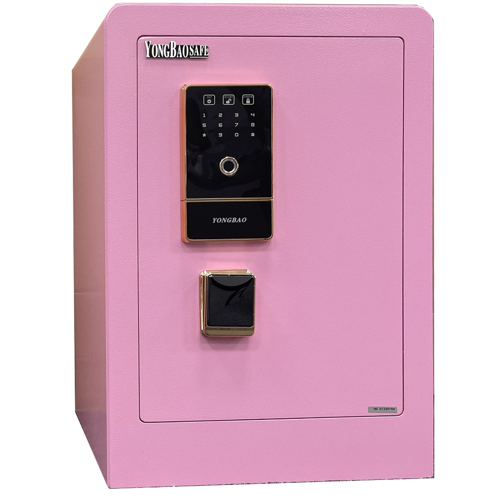 繽紛指紋防盜型保險櫃(MP-6042)《永寶保險櫃Yongbao Safe》閃粉防火防盜保險箱 家用保險櫃 中型 公司用