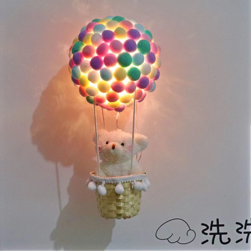 少女心手工diy熱氣球小夜燈吊飾材料包掛飾送閨蜜畢業生日禮物