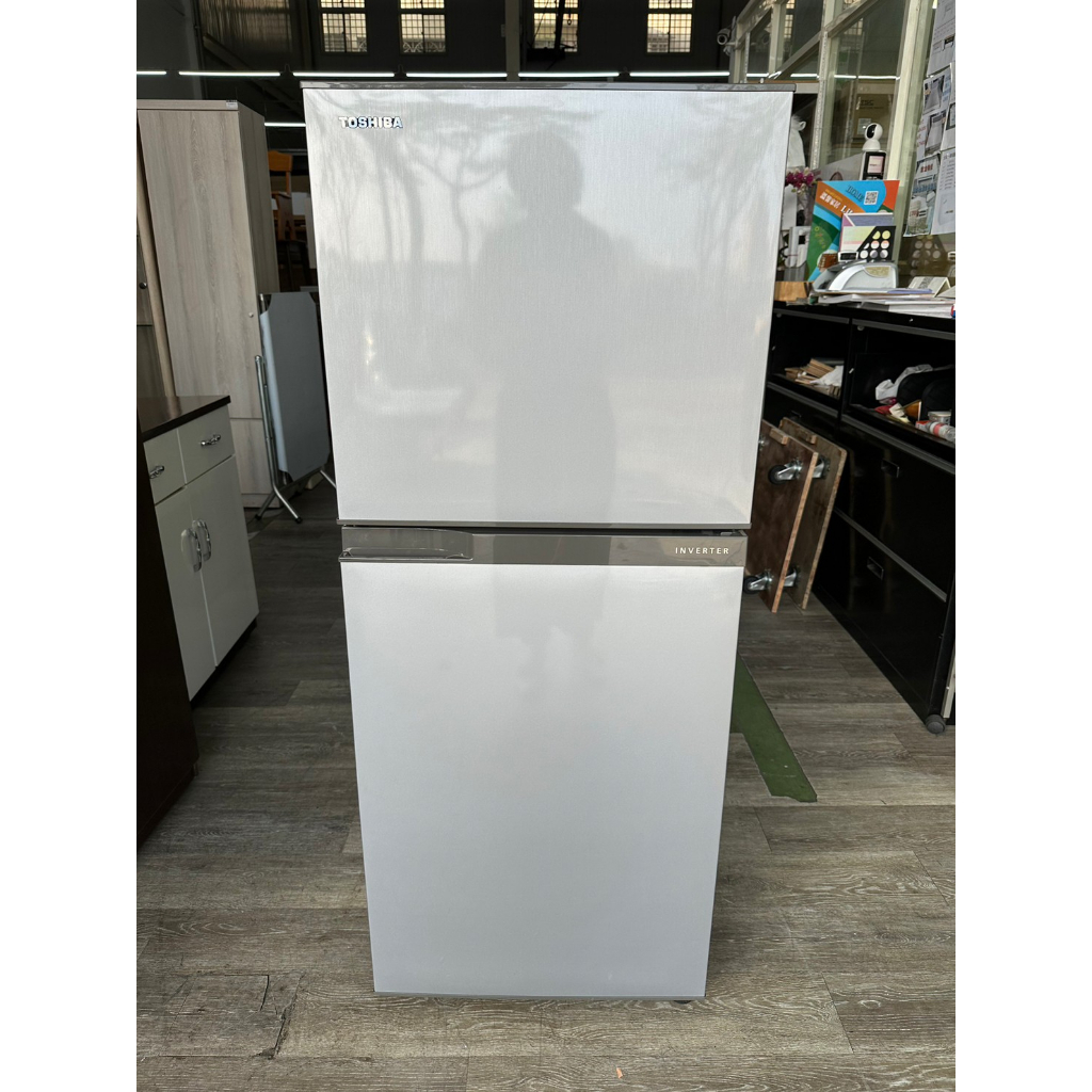 吉田二手傢俱❤TOSHIBA東芝192L雙門變頻冰箱 家用冰箱 辦公室冰箱 小冰箱 一級能效