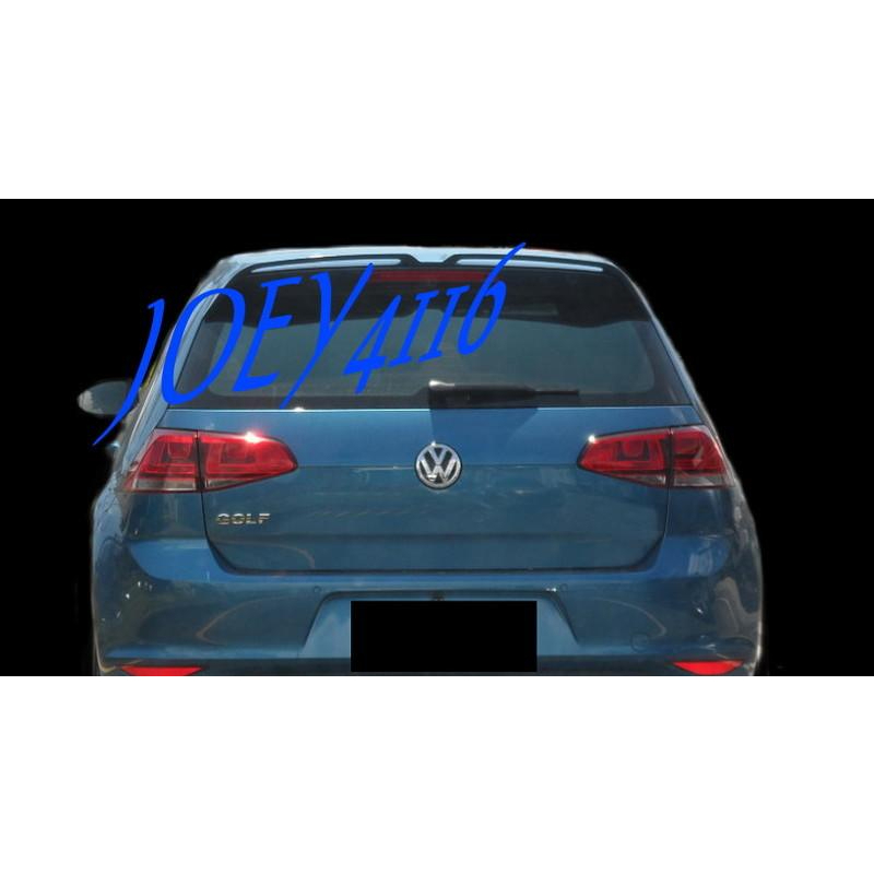 V.W. GOLF7 7.5 GOLF VII MK7 MK7.5 O版尾翼- 塑膠材質