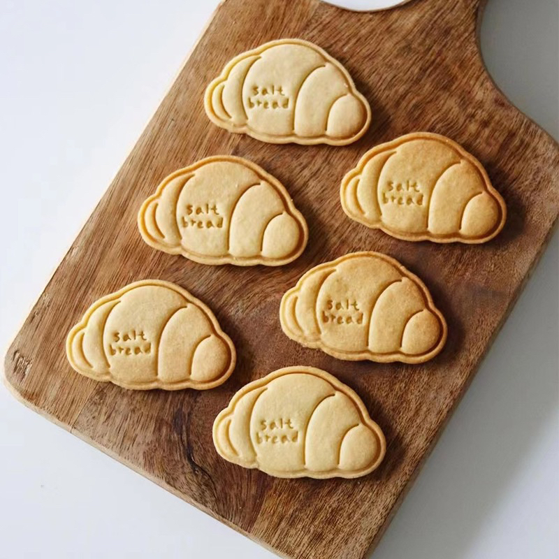 『Mi烘培』可頌麵包造型餅乾模 3D列印模  親子烘培 烘焙壓模 餅乾模具 手工餅乾 造型餅乾 壓模餅乾 餅乾模