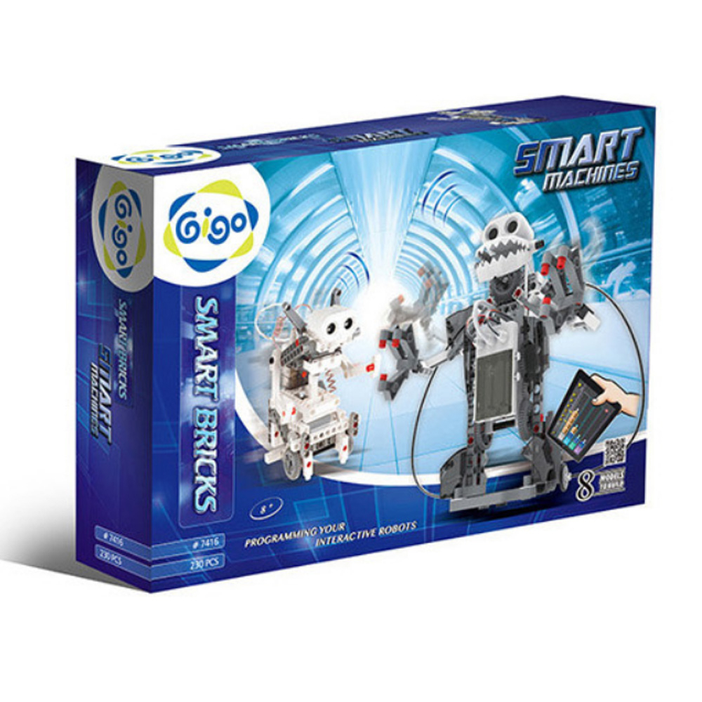聚聚玩具【福利品】智高 GIGO #7416 科技積木系列 智能互動機器人
