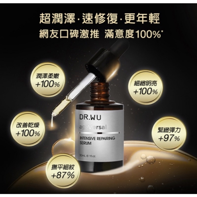 DR.WU 角鯊潤澤修復精華 30ml（正貨可積點）