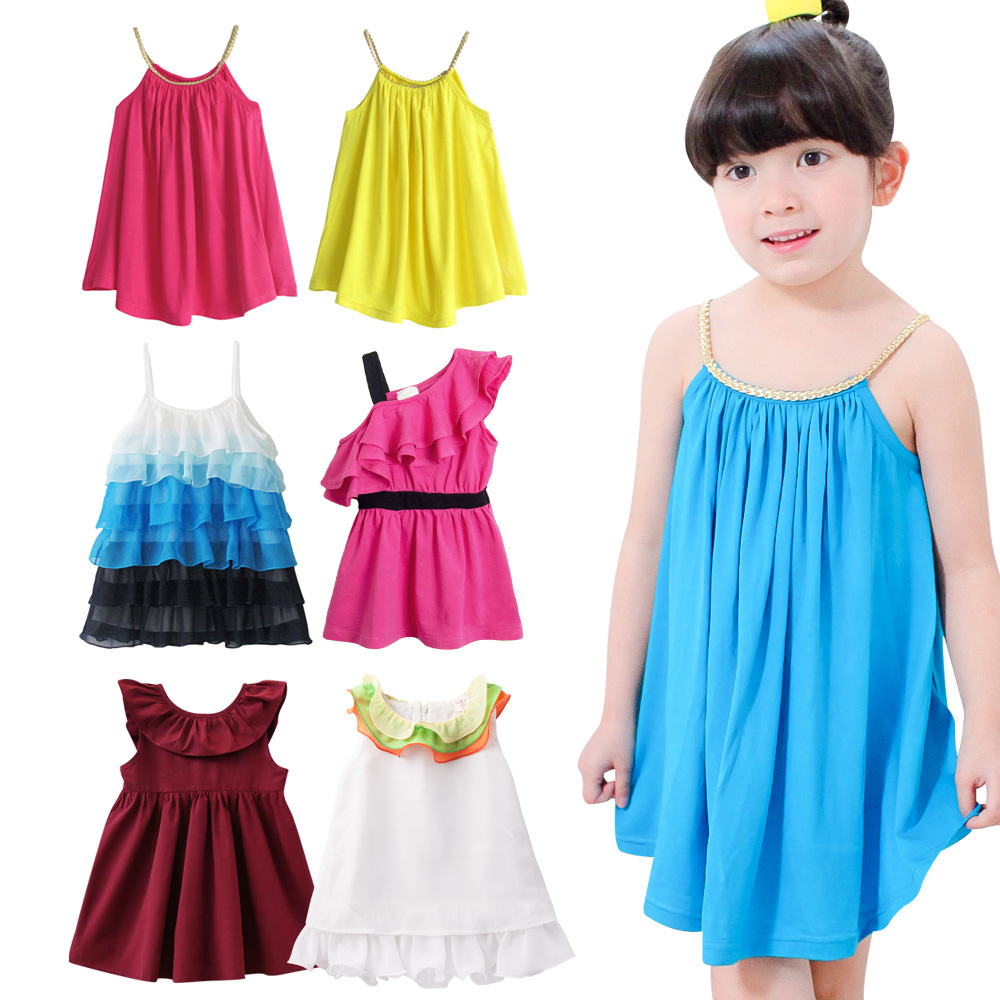Augelute Baby童衣 女童無袖洋裝 夏日渡假風連身裙 氣質喜氣洋裝 女童洋裝41241