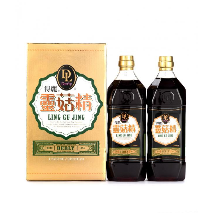 免運🚚得麗【現貨供應】#42907 #43938 靈菇精（液）1200ml 一組２瓶／家庭號５瓶【電台廣告食品】