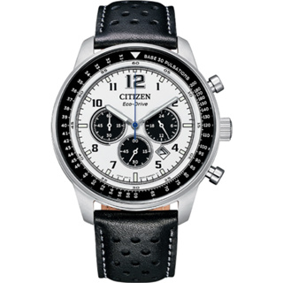 CITIZEN 星辰 亞洲限定款 熊貓 光動能計時手錶 CA4500-32A