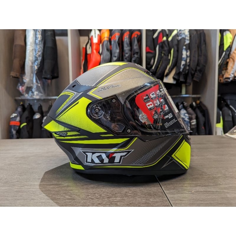 (二輪動力生活館）KYT TT-COURSE 全罩式安全帽 #T消光黃 通過BSMI R63531安全認證