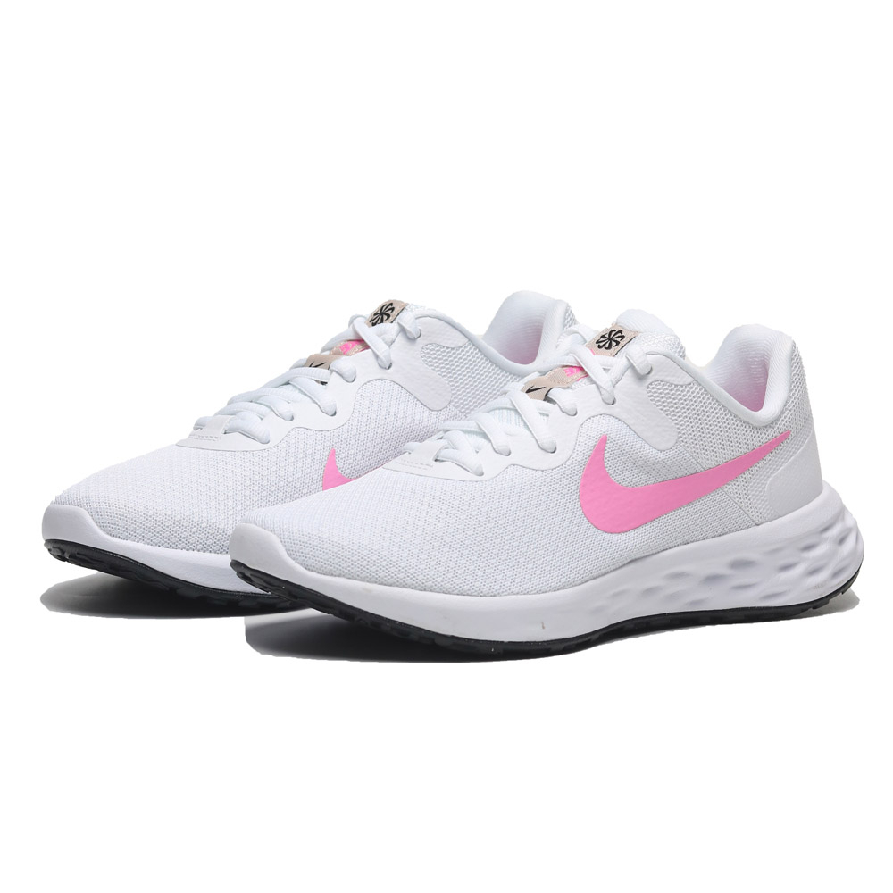 NIKE 慢跑鞋 REVOLUTION 白粉 健身 女 DC3729-103