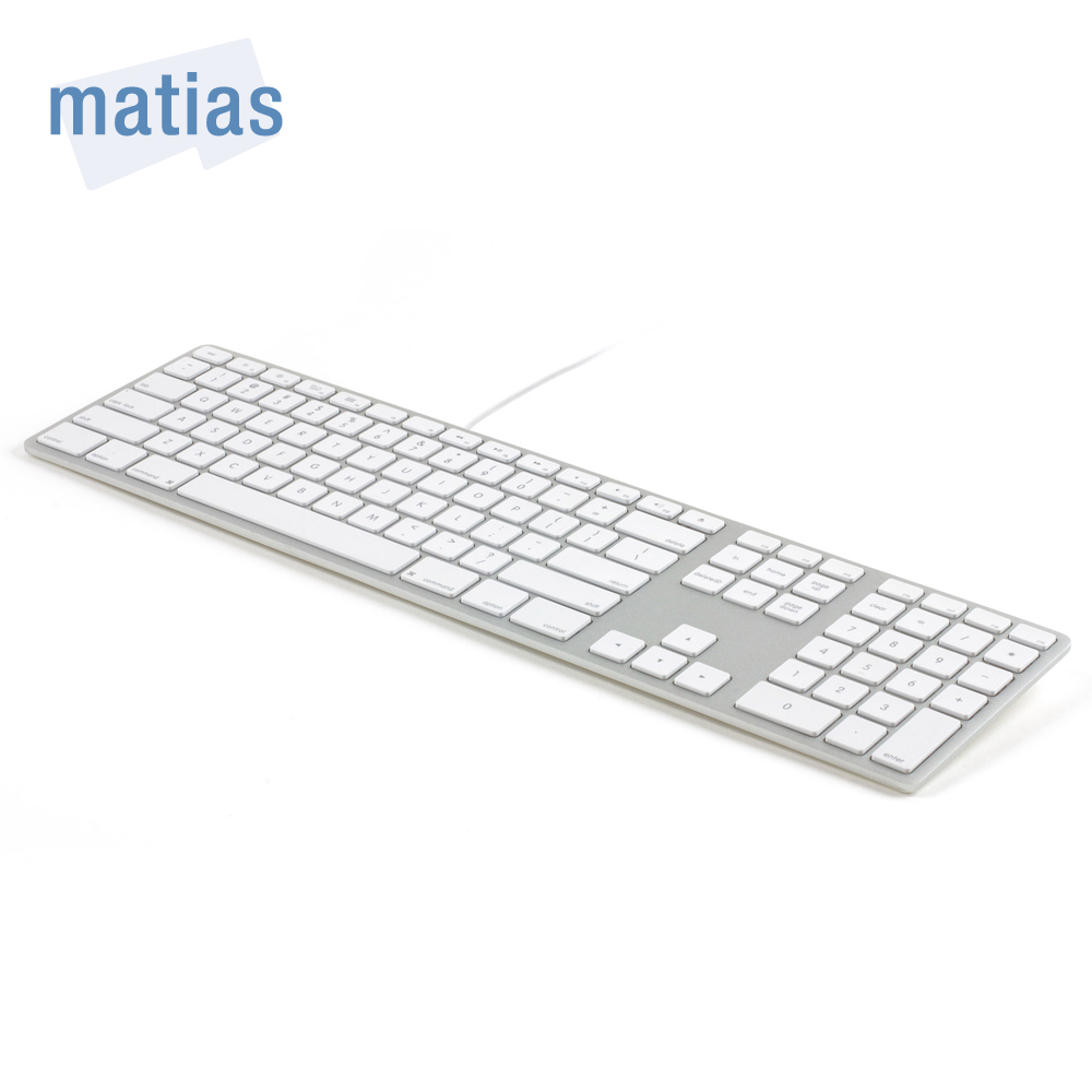 Matias Wired Aluminum Mac USB 有線鋁質中文長鍵盤