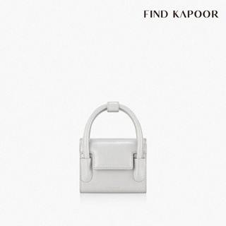 FIND KAPOOR MARTY 12 褶紋系列 翻蓋手提斜背方包- 冰晶灰