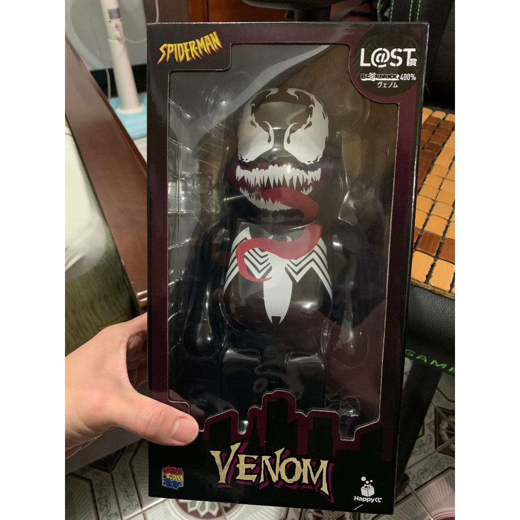 全新未拆現貨 Be@rbrick 蜘蛛人一番賞  Last賞 MARVEL 漫威 venom 猛毒  400%