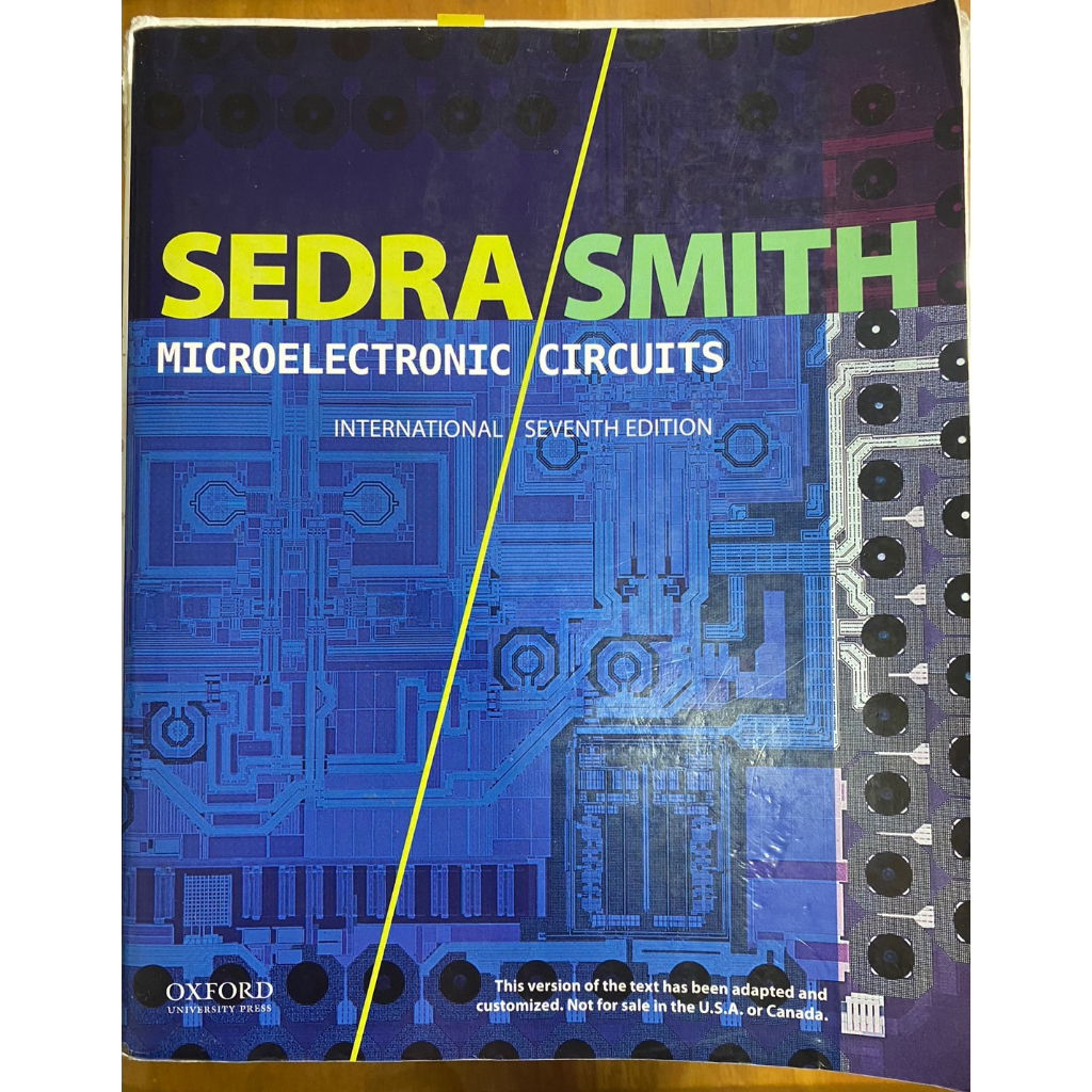 快速出貨 Microelectronic Circuits Sedra Smith 7/e 電子學 7版(有切書)