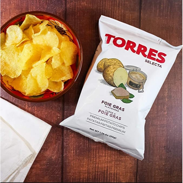 🌞西班牙Torres 托雷斯牌 洋芋片 鵝肝口味 鵝肝醬洋芋片Foie Gras Chips 小點心 Tapas薯片
