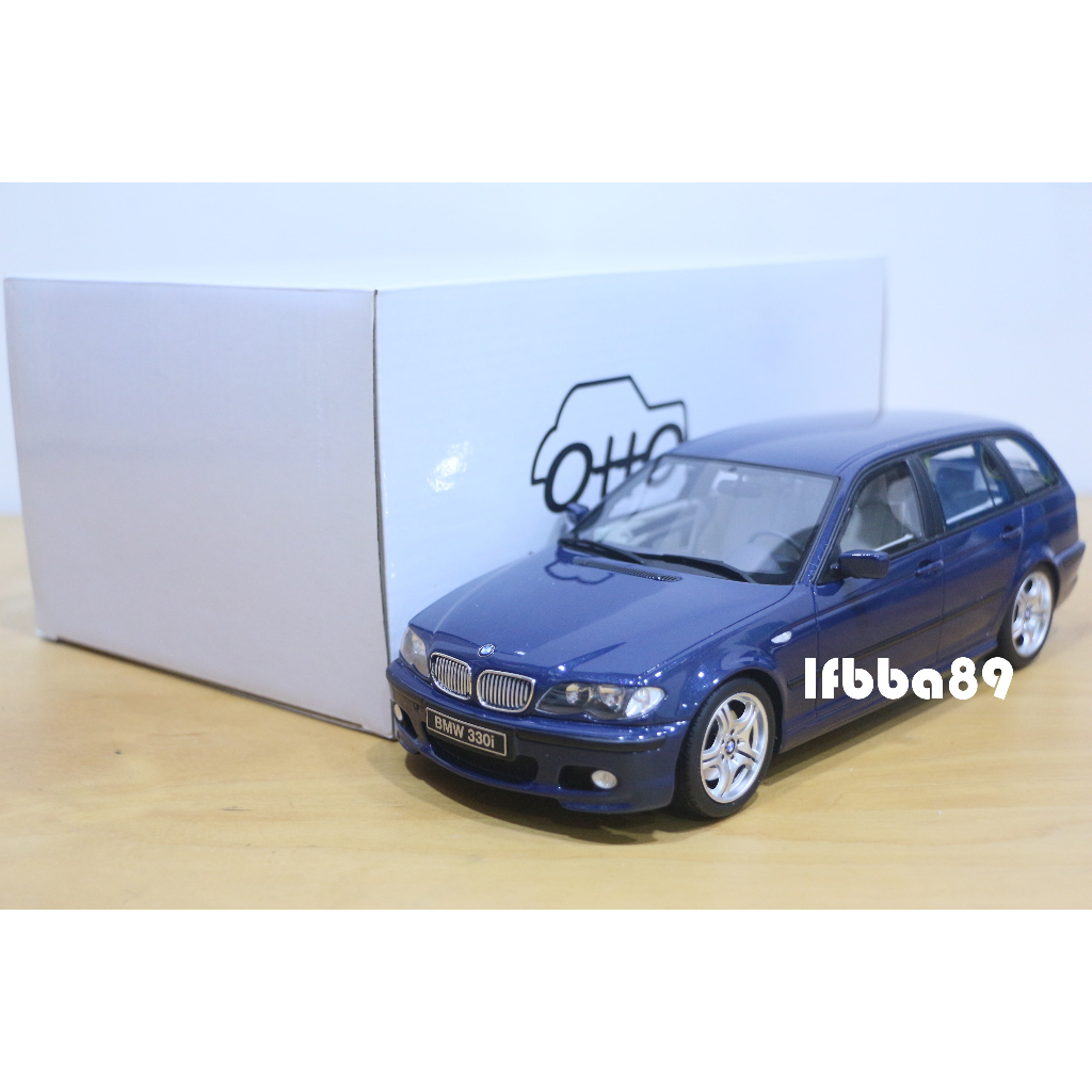 藍法車藏庫 OTTO 1/18 BMW 3-Series 330i (E46) Touring 限量2000台 寶馬 藍