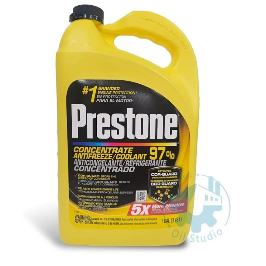 【美機油】PRESTONE 全合成 長效型 水箱精 防凍液 97% 全濃縮 黃色包裝 AF2000 日系 歐系