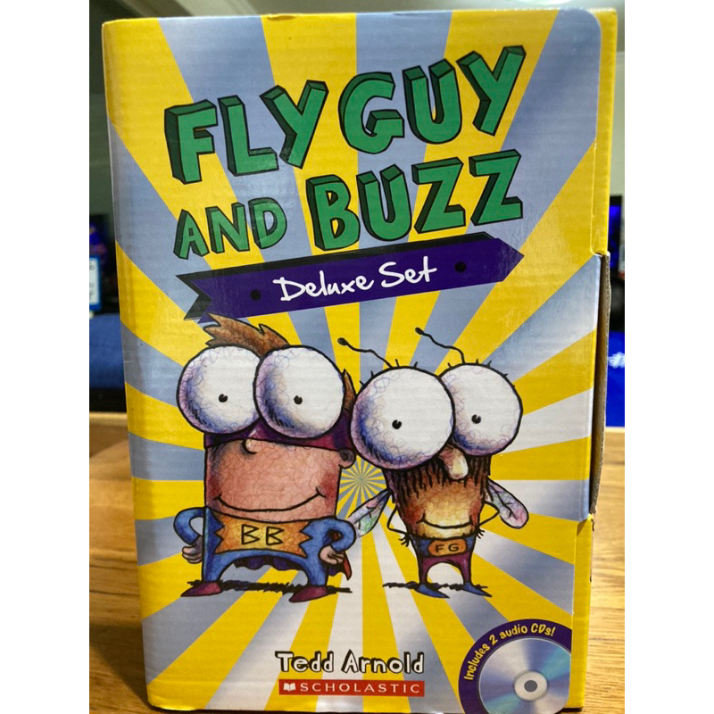 FLY GUY AND BUZZ Deluxe Set 附2CD 蒼蠅小子全套15冊套裝 英文橋梁書 二手童書 tedd